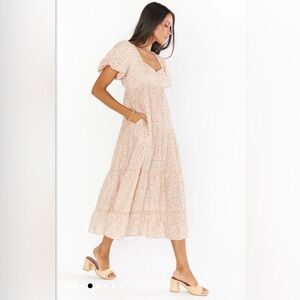 Show Me Your Mumu - Odette Midi Dress - Ditsy Daisy - Small